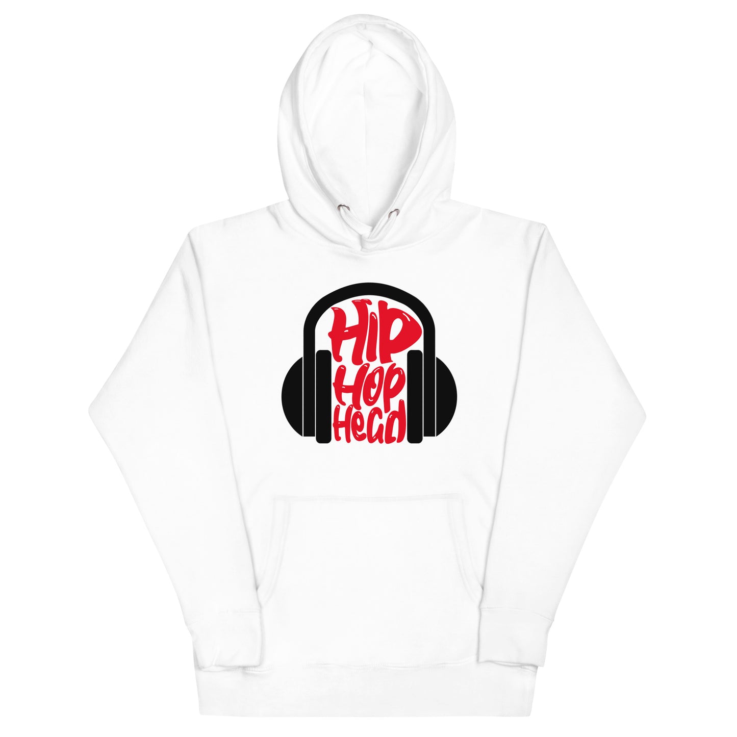 Hip Hop Head White Hoodie