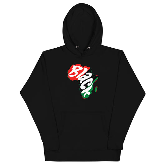 Africa Black Unisex Hoodie