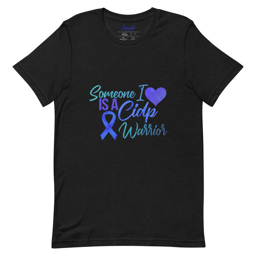 cidp warrior shirt black, someone I love is a cidp warrior black shirt, cidp awareness, cidp awareness gift, cidp gbs shirt, cidp t-shirt, cidp shirts