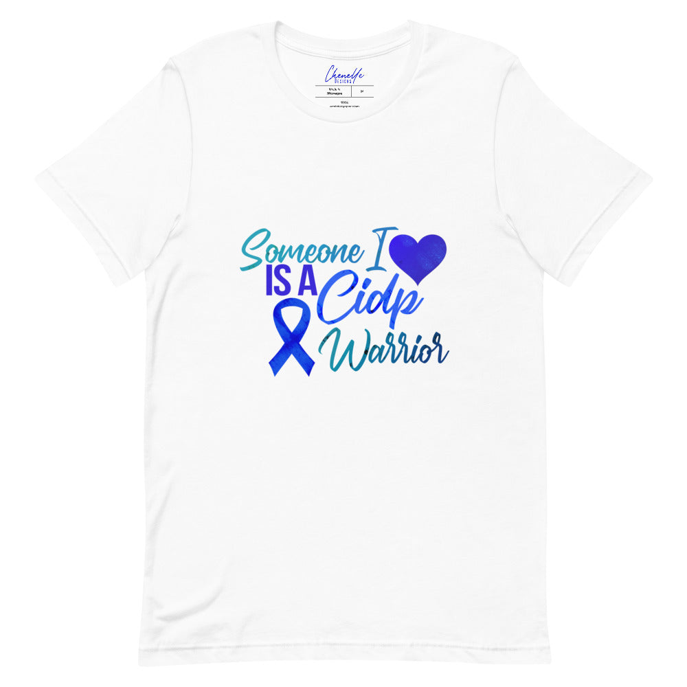 cidp warrior shirt white, someone I love is a cidp warrior black shirt, cidp awareness, cidp awareness gift, cidp gbs shirt, cidp t-shirt, cidp shirts